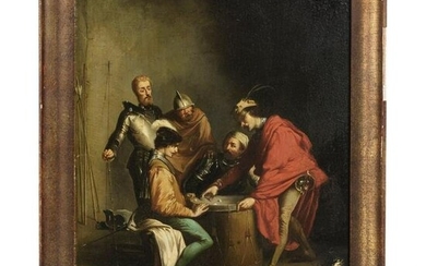 Dice players, Flemish/Dutch, 19th century