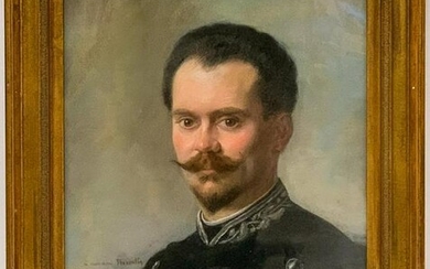 ERNEST DUEZ, PASTEL PORTRAIT OF FERDINAND, C. 1885