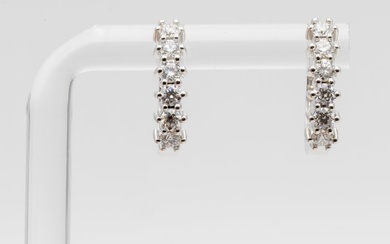 Earrings - White gold Diamond
