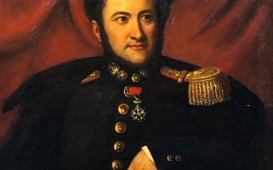 École Française (c. 1850) - Portrait de Chevalier de la Légion d'Honneur