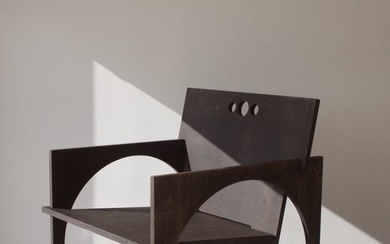 Edoardo Lietti Studio - Armchair - Sedia Tonda - Black - Wood