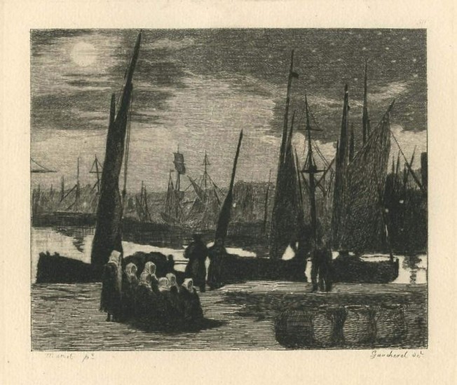 Edouard Manet Port de Boulogne