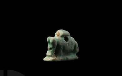 Egyptian Faience Anteater Amulet