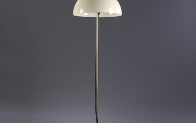 Elio Martinelli. Floor lamp from the 70s made of acrylic and metal