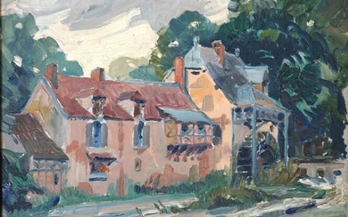 Emmanuel MARCEL-LAURENT (1892-1948). Le moulin... - Lot 35 - Goxe - Belaisch - Hôtel des ventes d'Enghien