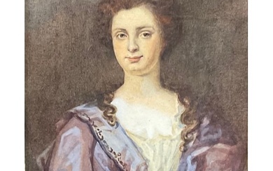 English School (18th century) Portrait of a Lady, Theodoria ...