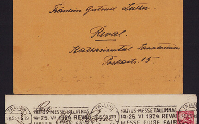 Estonia Group of Envelopes 1924 - 14-25 VI 1924 Reval Fair (2)