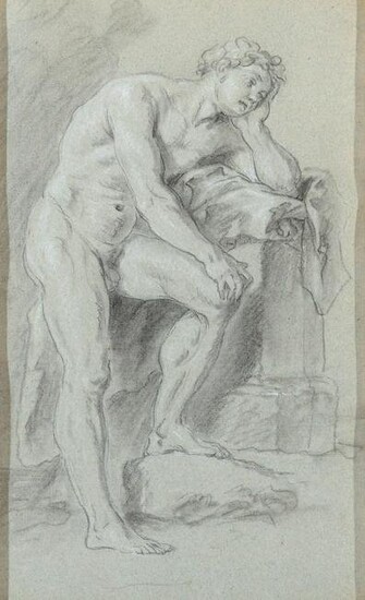 European School 18th century An Academic Male Nude