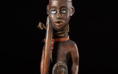 Fetish - Cloth, Wood, rope - yombe - DR Congo