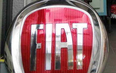 Fiat - Sign - from the workshop - Plastic