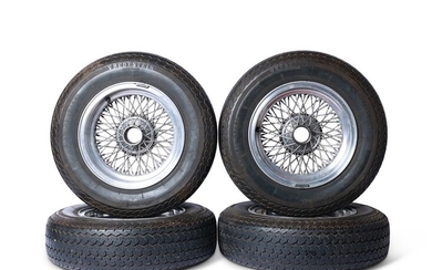 Four Borrani RW 3690 Wheels with Tyres §