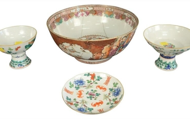 Four Piece Chinese Porcelain Group, to include Chinese