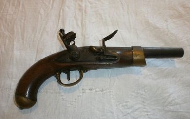 France - 19th century - Mas (Manufacture D’Armes De St. Etienne) - Flintlock - Pistol