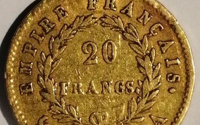 France - 20 Francs 1811-A Napoléon I - Gold