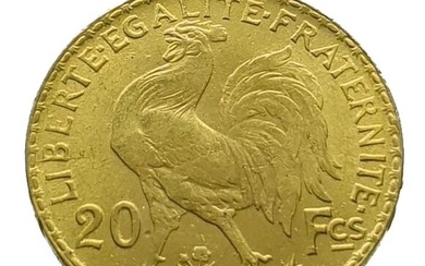 France. Third Republic (1870-1940). 20 Francs 1906 Marianne