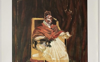 Francis Bacon (after) - Étude pour un portrait du Pape...