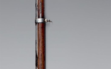 Fusil d'infanterie Carcano à aiguille modèle 1860/1868, canon poli blanc poinçonné, numéroté : “20695”, calibre...