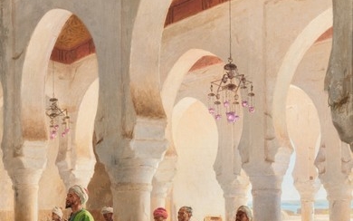 GEORGES BRETEGNIER | THE HOUR OF PRAYER, TANGIER