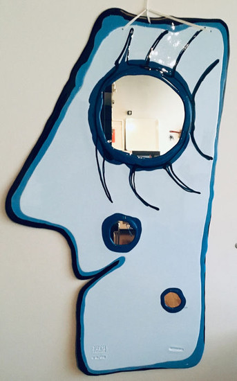 Gaetano Pesce - Fish Design - Mirror "LOOK AT ME" - .