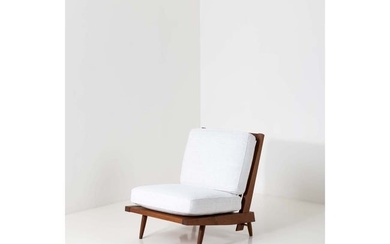 George Nakashima (1905-1990) Cushion Lounge chair - Special order