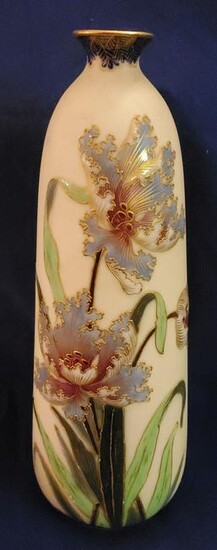 German Porcelain Orchid vase