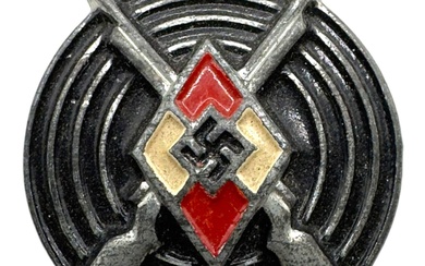German WWII Hitler Youth HJ Shooting Proficiency Badge