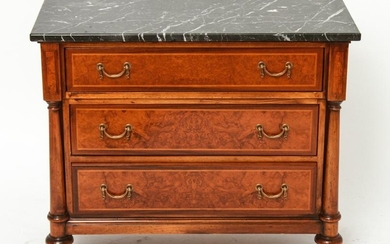 Giemme Stiles Italian Marble Top Commode