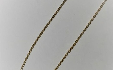Gold NECK CHAIN (750). Clasp spring ring.