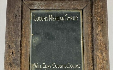 Goochs Mexican Syrup Advertising Mirror