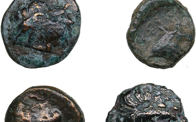 Greek Æ coins 10-11mm (4)