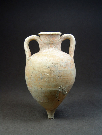 Greek Ceramic Miniature Amphora, Classical Period