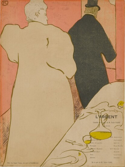 Henri de Toulouse-Lautrec, PROGRAMME POUR L'ARGENT (D. 15; ADR. 133; W. 97)