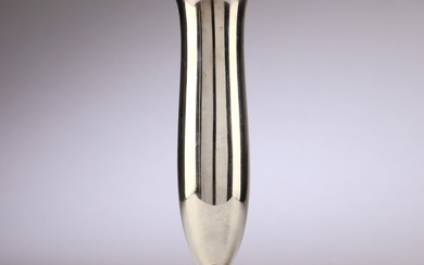 Harald Nielsen for Georg Jensen. 'Pyramid' vase of sterling silver, design no. 750