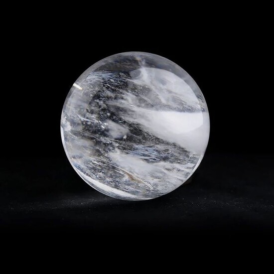 High-quality white quartz Sphere - 200×200×200 mm - 10000 g