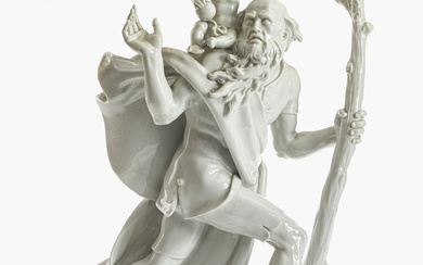Saint Christopher - Meissen, model by Ludwig Nick, 1928