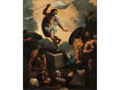 Italienischer Meister des 17. Jahrhunderts, DIE AUFERSTEHUNG CHRISTI