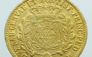 Italy - Kingdom of Sardinia - 20 Lire 1827-L (Torino) Carlo Felice - Gold