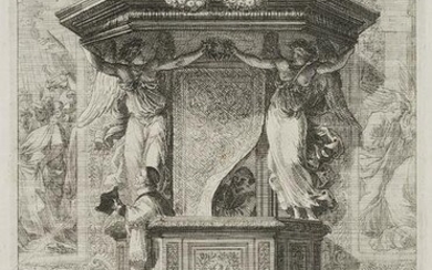 J.LEPAUTRE (1618-1682), A preacher in the pulpit, 1659