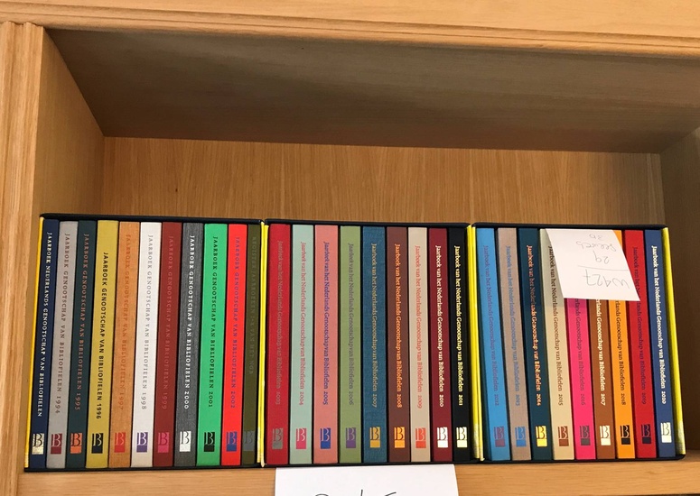 Jaarboek van het Nederlands genootschap van bibliofielen 1993-2020. Amst., Nederlands...