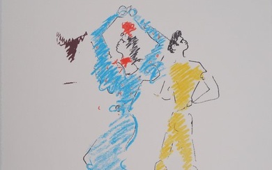 Jean Cocteau (1889-1963) - Les danseurs de Flamenco