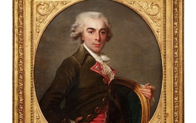 Jean-Laurent Mosnier (1743 - 1808), French court painter - Portrait of a Nobleman