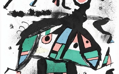 Joan Miró (b. Barcelona 1893, d. Palma de Mallorca 1983) Composition. 1978....