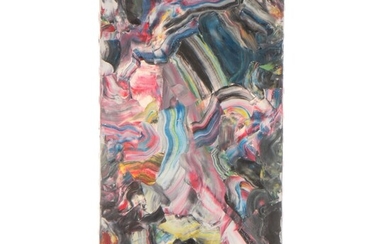 Jon Scharlock Abstract Oil Painting, Late 20th Century