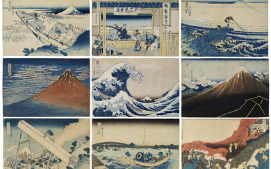KATSUSHIKA HOKUSAI (1760-1849) Fugaku sanjurokkei (Thirty-six views of Mount Fuji)