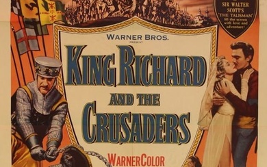 King Richard and the Crusaders Original Movie Poster 1954