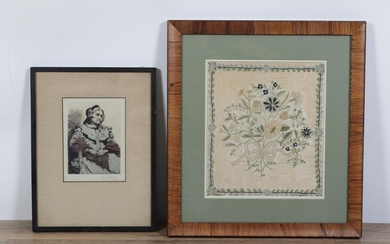 L.19th C -E.20th, Needlework and Etching