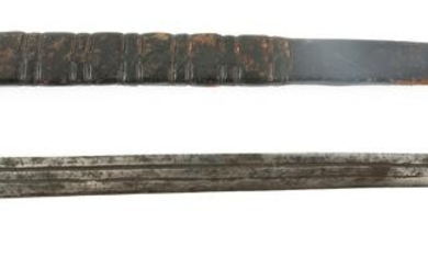 LATE 18TH C. S QUILLON SIDE KNIFE SHORT SWORD