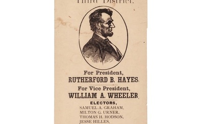 [LINCOLN] 1876 Radical Republican Hayes Ballot