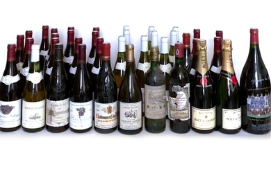 LOT de environ 38 bouteilles de vin et champagne... - Lot 35 - Pescheteau-Badin