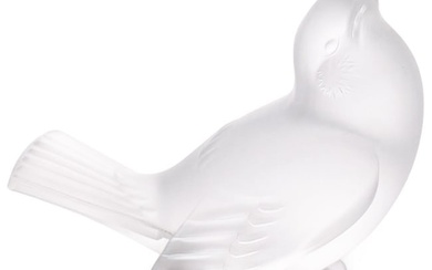 Lalique Crystal Glass Sparrow